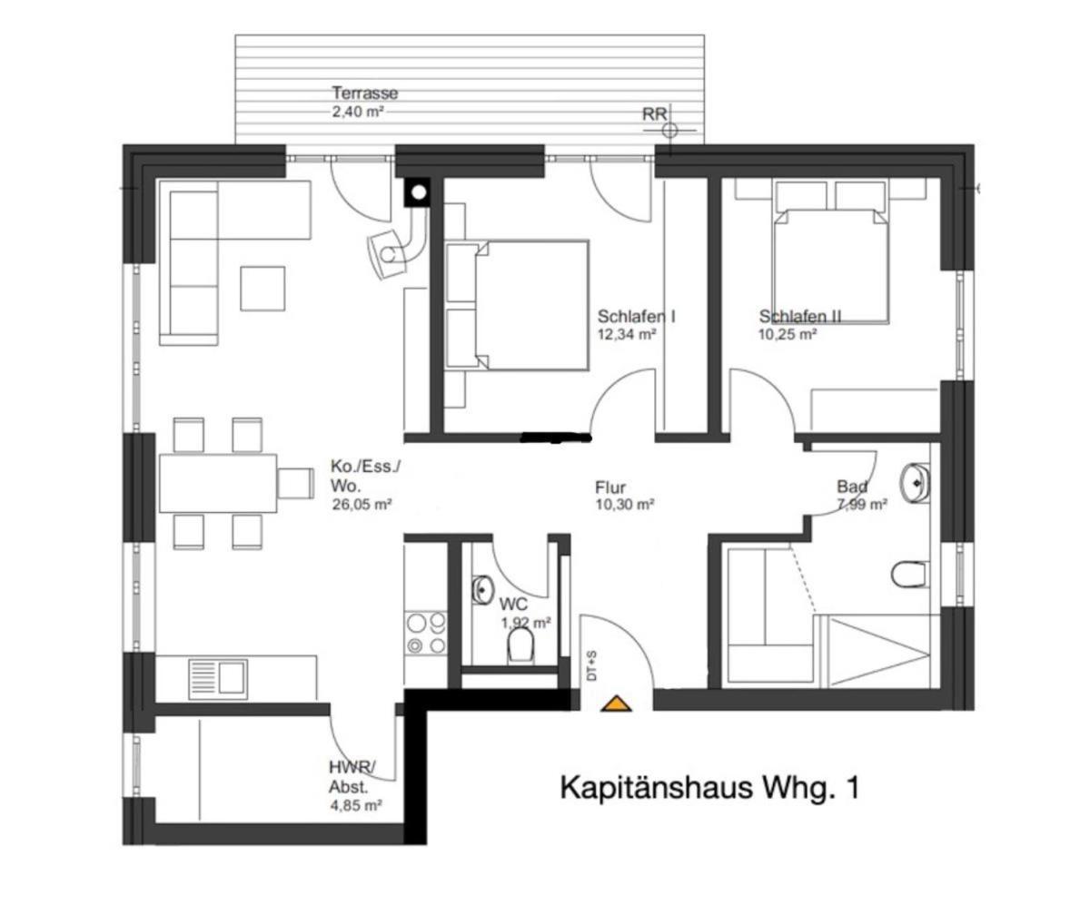Kapitaenshaus 1 Apartment Kellenhusen Exterior photo
